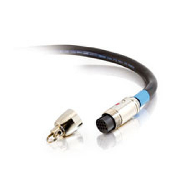 C2G RapidRun™ Multimedia Runner - Plenum Rated 75ft 22.86m Black coaxial cable
