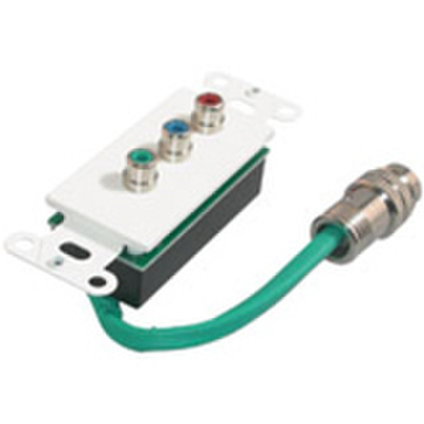 C2G RapidRun Component Video Wall Plate