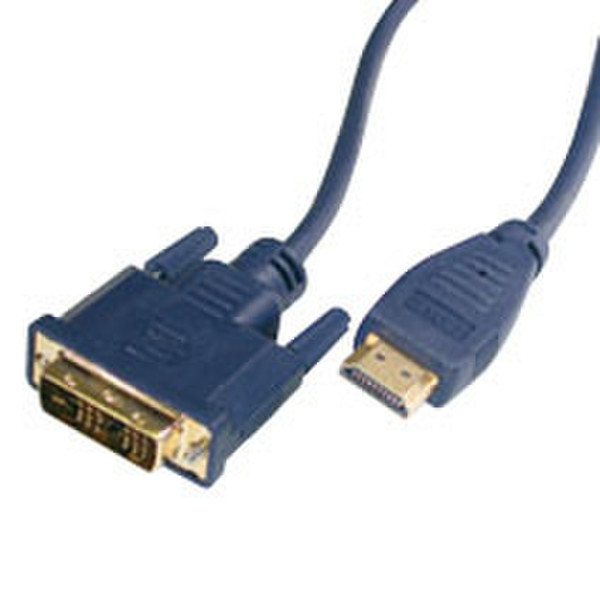 C2G 1m Velocity™ HDMI™ to DVI™ Digital Video Cable 1м HDMI Синий