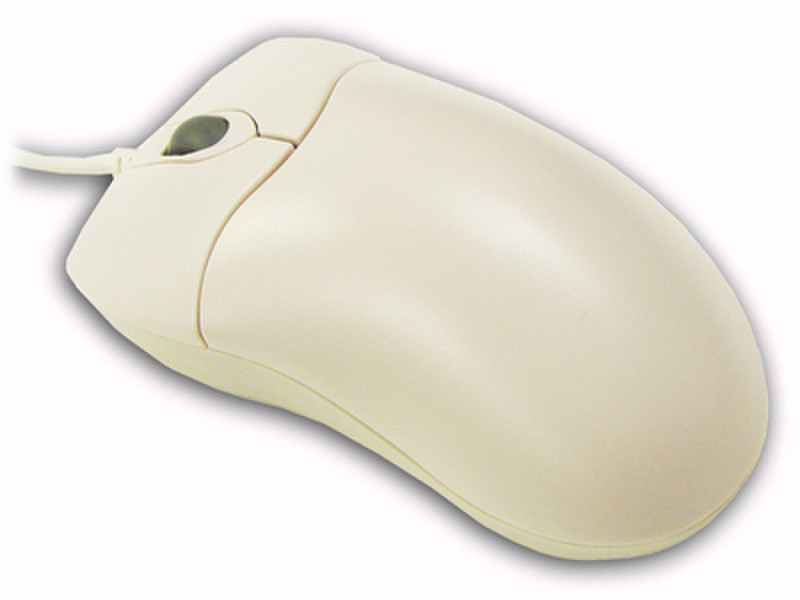 Adesso 3 Button Browser Mouse (Ball Type) PS/2 Опто-механический 600dpi Белый компьютерная мышь