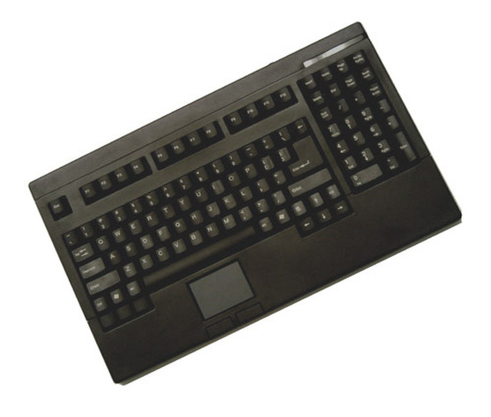 Adesso Easy-Touch Keyboard with Touchpad (Black) USB QWERTY Black keyboard