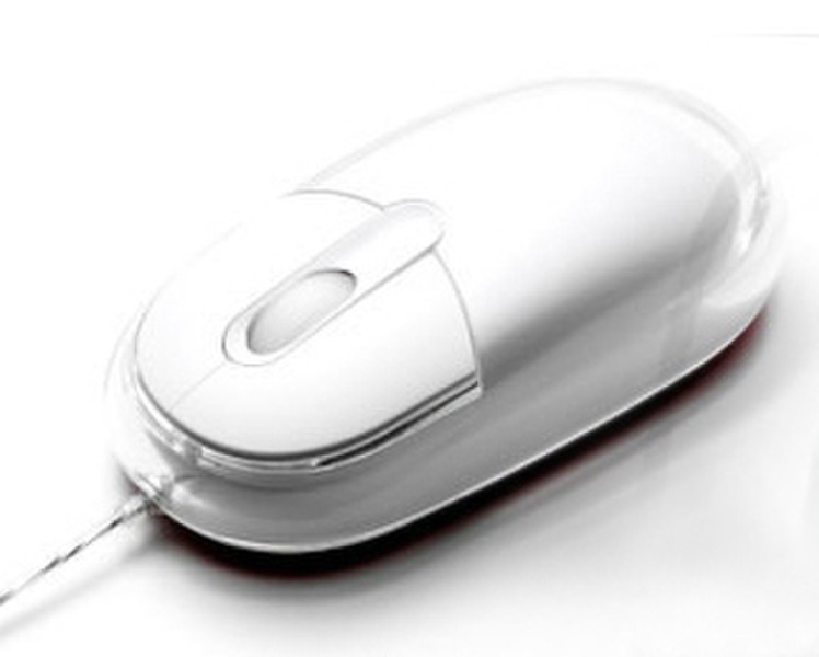 Adesso BlueIce USB Optical Mouse USB Оптический 800dpi Белый компьютерная мышь