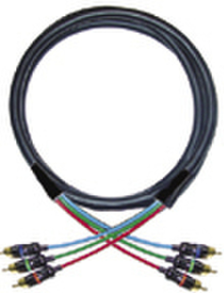 Accell UltraVideo Component Video Cable - 50ft/15.24m 15.24m RCA RCA Schwarz Component (YPbPr)-Videokabel