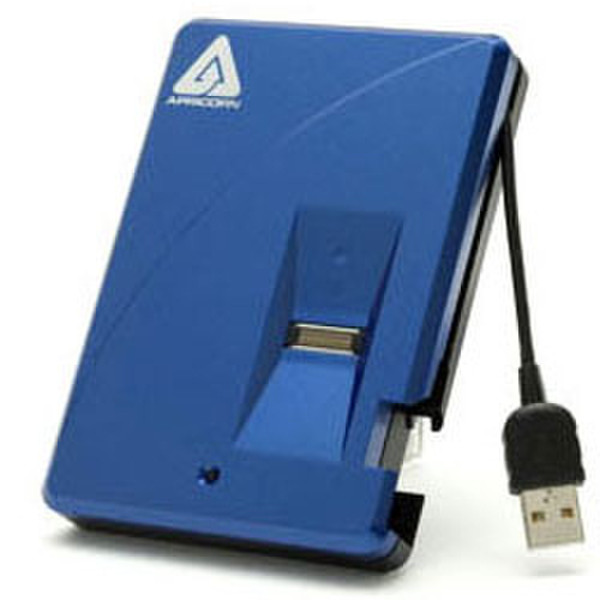 Apricorn AES Encryption Hard Drive - 120GB 2.0 120GB Blue external hard drive