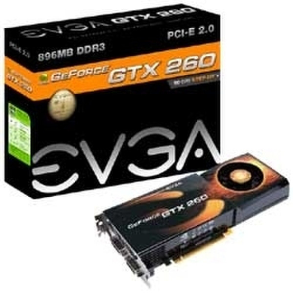 EVGA GeForce GTX 260 896MB 448Bit GeForce GTX 260 GDDR3