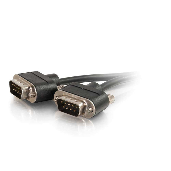 C2G DB9, m/m, 1m 1m DB9 DB9 Black serial cable