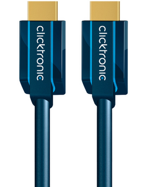 ClickTronic 3m High Speed HDMI 3m HDMI HDMI Blau
