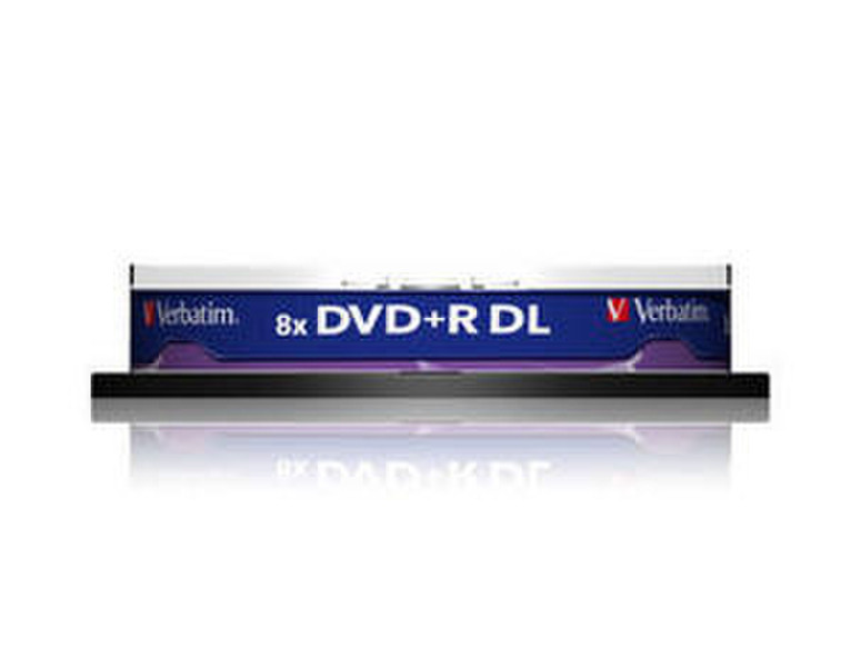 Verbatim DVD+R Double Layer Matt Silver 8x 8.5GB DVD+R 10Stück(e)