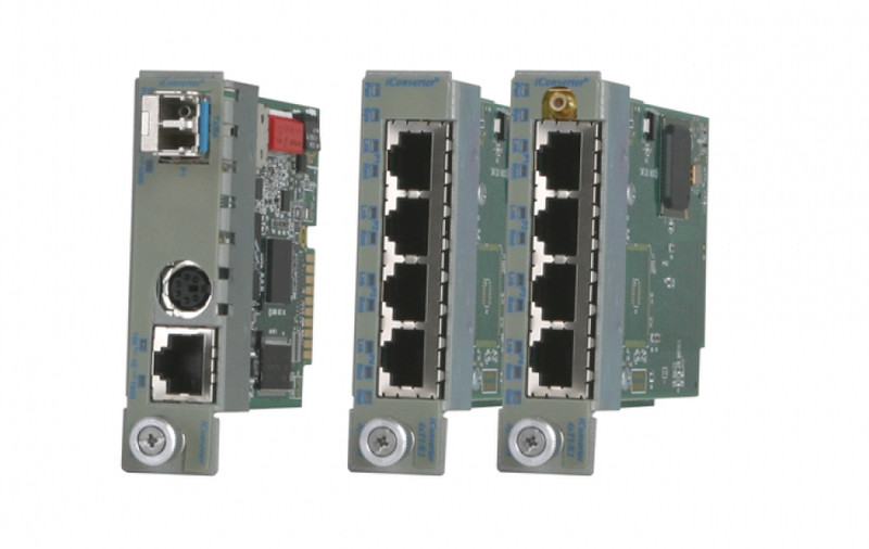 Omnitron iConverter Modular T1/E1 Multiplexer