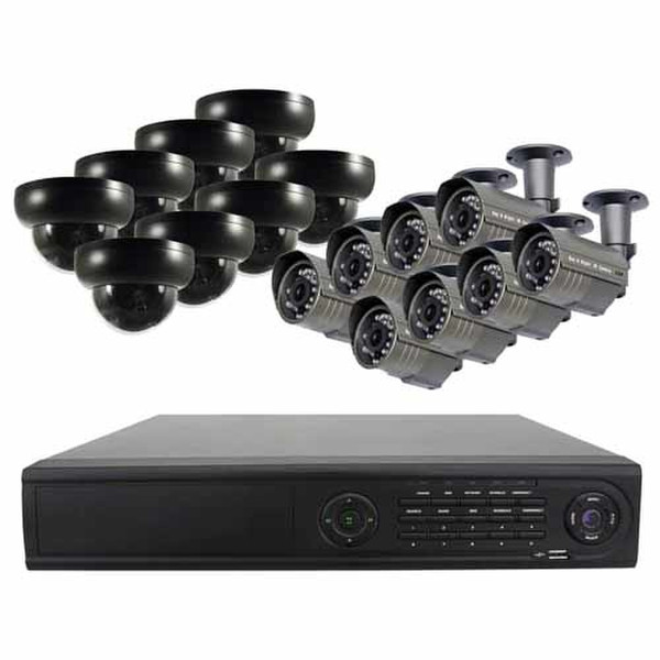 Wisecomm PAC16710 Verkabelt 16Kanäle Videoüberwachungskit