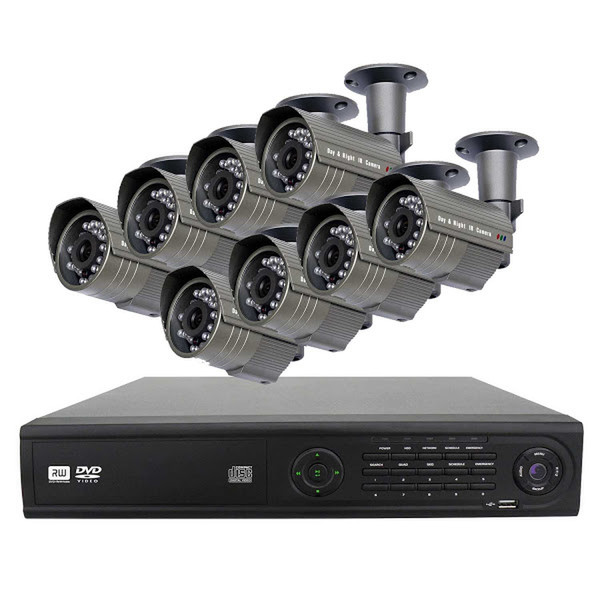 Wisecomm PAC16753D Verkabelt 16Kanäle Videoüberwachungskit