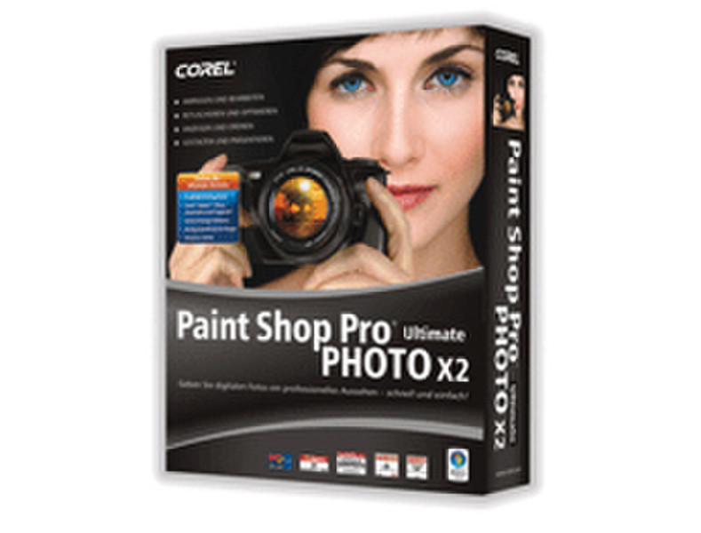 Corel Paint Shop Pro Photo X2 Ultimate, CD, Win32, FR