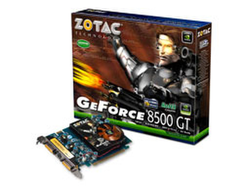 Zotac ZT-85TEH2P-FSL GeForce 8500 GT GDDR2 Grafikkarte