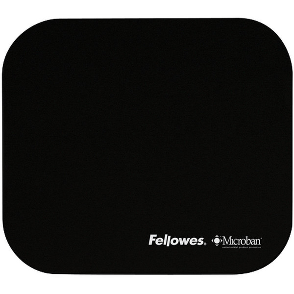 Fellowes Microban Black mouse pad