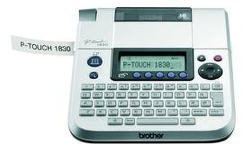 Brother PT-1830VP, P-touch Electronic Labelling System Silver label printer