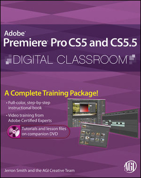 Wiley Premiere Pro CS5 and CS5.5 Digital Classroom, (Book and Video Training) 368pages English software manual