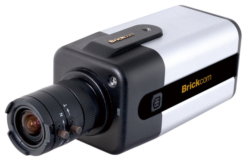 Brickcom FB-100AE IP security camera Innenraum box Schwarz, Silber Sicherheitskamera