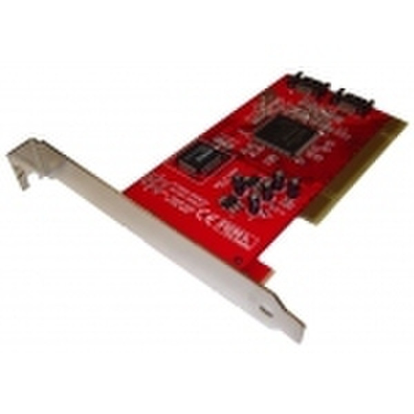 Wiebetech PCI SATA Adapter, 2 internal SATA ports (Mac/PC) SATA interface cards/adapter
