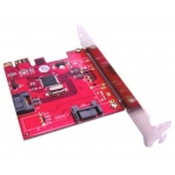 Wiebetech PCIe, 2 internal SATA (Mac/PC) SATA Schnittstellenkarte/Adapter
