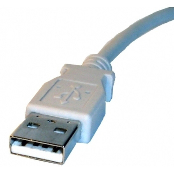 Wiebetech USB A male to A male cable, 2M 2m USB A USB A White USB cable