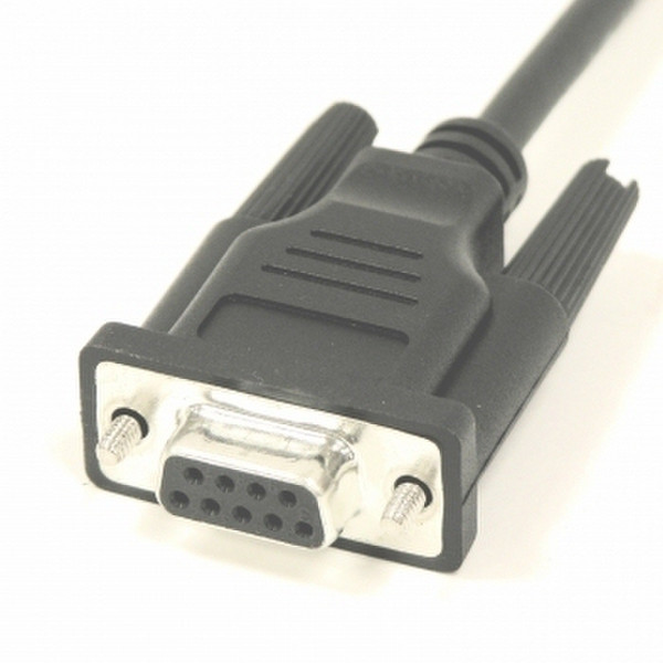 Wiebetech RS232 serial cable Black PS/2 cable