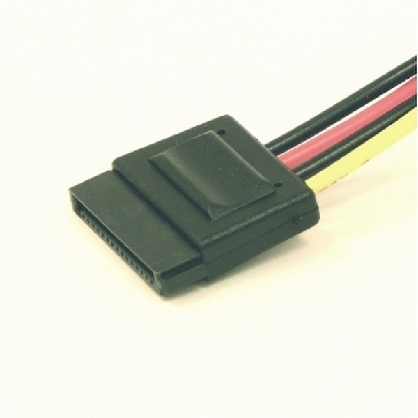 Wiebetech Molex power to single SATA power converter cable SATA Разноцветный кабель питания