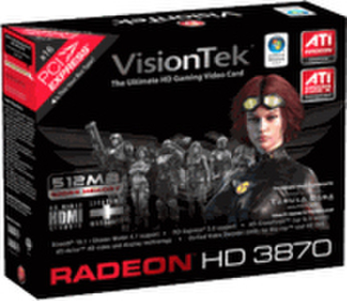 VisionTek 900202 GDDR4 graphics card
