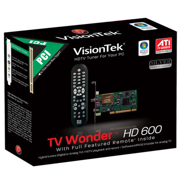 VisionTek TV Wonder HD 600 Internal Analog PCI