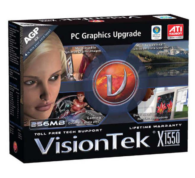 VisionTek 900131 Radeon X1550 GDDR2 Grafikkarte