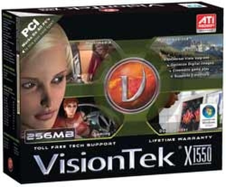 VisionTek 900129 Radeon X1550 GDDR2 graphics card