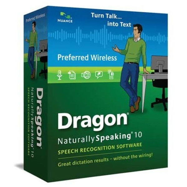 Nuance Dragon NaturallySpeaking 10 Preferred Wireless, IT