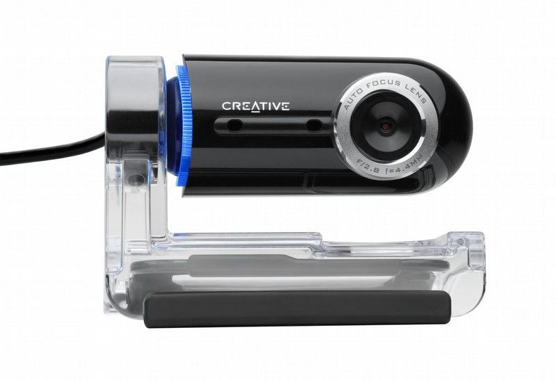 Creative Labs Live! Cam Optia AF 2МП 1600 x 1200пикселей USB 2.0 Черный, Cеребряный вебкамера