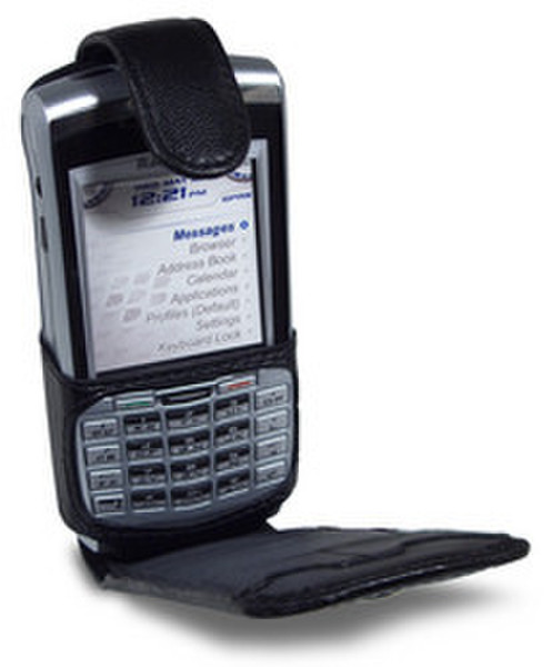 Saunders Blackberry 7100 Series Leather Flipcase Black