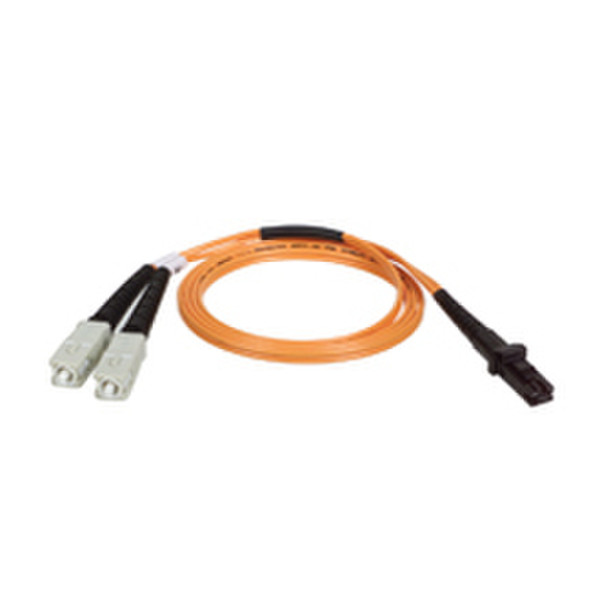 Tripp Lite Multimode Fiber Optics 11-m (35-ft.) Duplex MMF 62.5/125 Patch Cable, MTRJ/SC 11m Orange fiber optic cable