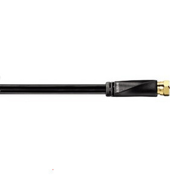 Hama 107569 2m F F Black coaxial cable