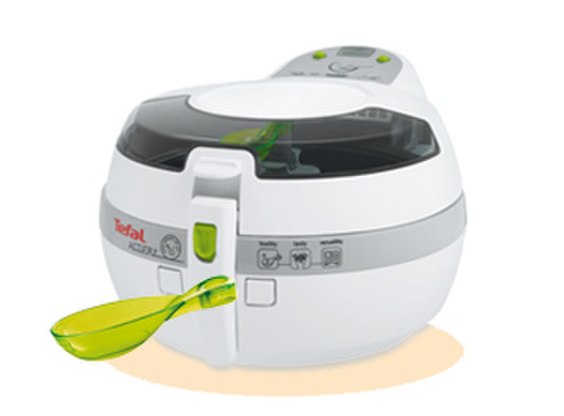 Tefal FZ 7060 Одиночный Low fat fryer 1400Вт Cеребряный, Белый обжарочный аппарат