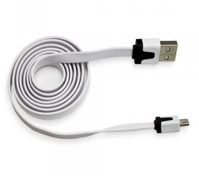 Katinkas micro USB/USB A, M/M Micro-USB B USB A Weiß