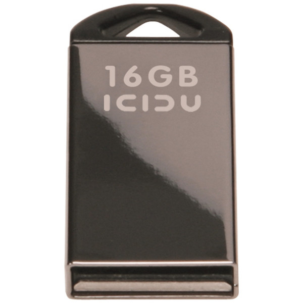 ICIDU Mini Metal Flash Drive 16GB 16ГБ USB 2.0 Type-A Алюминиевый USB флеш накопитель