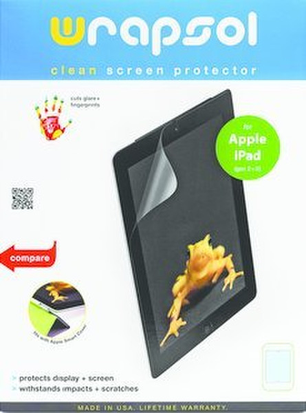Wrapsol CUMPAP011SO iPad 2/3 1шт защитная пленка