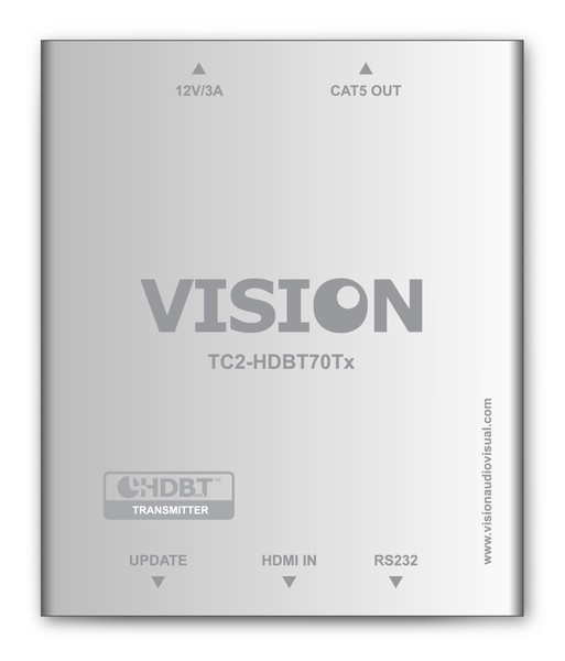 Vision TC2-HDBT70TX AV transmitter Белый АВ удлинитель