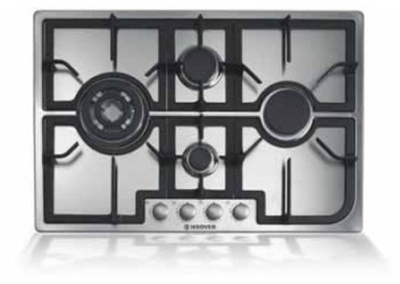 Hoover HGH 74S QCX built-in Gas Stainless steel hob