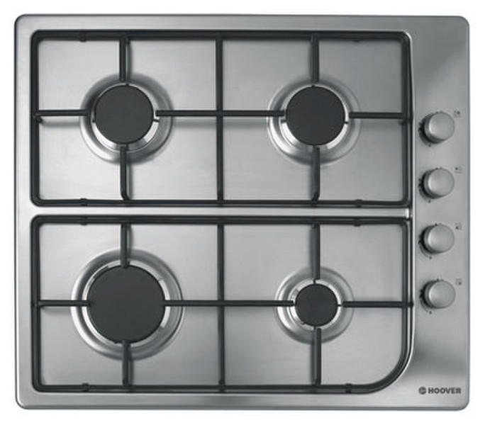 Hoover HGL 64 SX built-in Gas Stainless steel hob