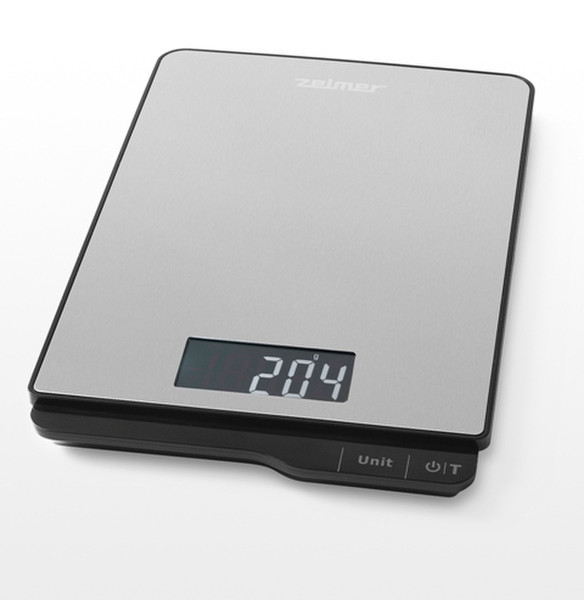Zelmer KS1500 Electronic kitchen scale Черный, Серый кухонные весы