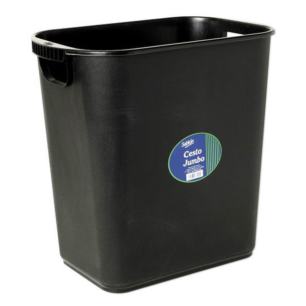Sablon 8025 24L Black waste basket