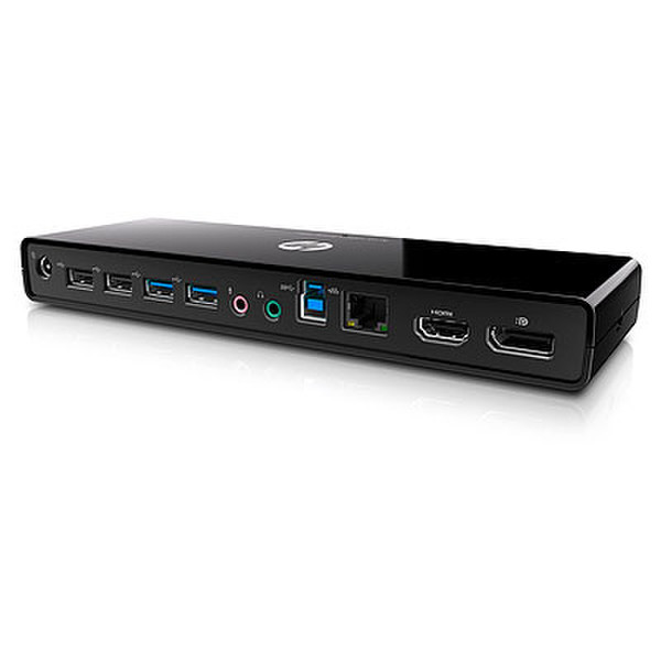 HP H1L08AA Black notebook dock/port replicator