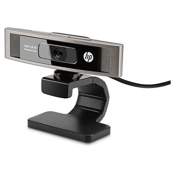 HP HD-5210 1920 x 1080Pixel USB 2.0 Schwarz Webcam