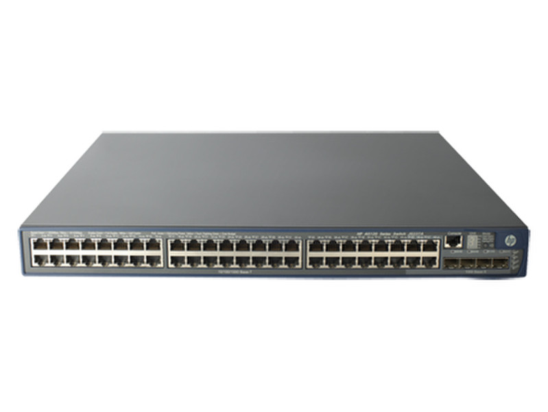 Hewlett Packard Enterprise A 5120-48G-PoE+ EI Управляемый L3 Gigabit Ethernet (10/100/1000) Power over Ethernet (PoE) 1U Черный