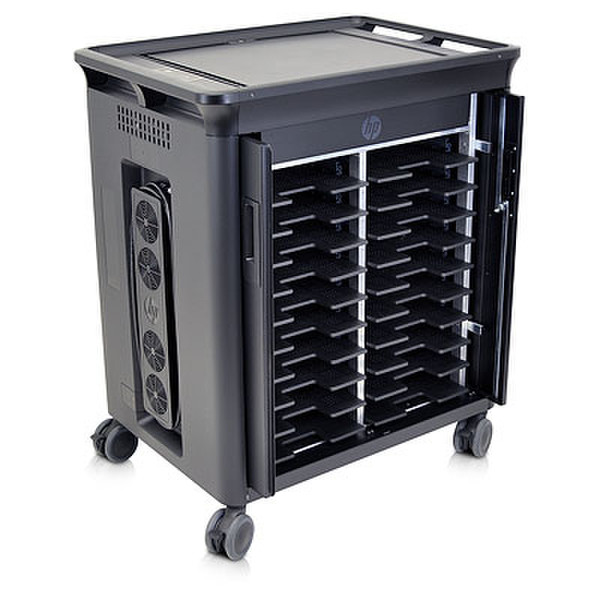 HP 20-Notebook Managed Charging Cart notebook Multimedia cart Black