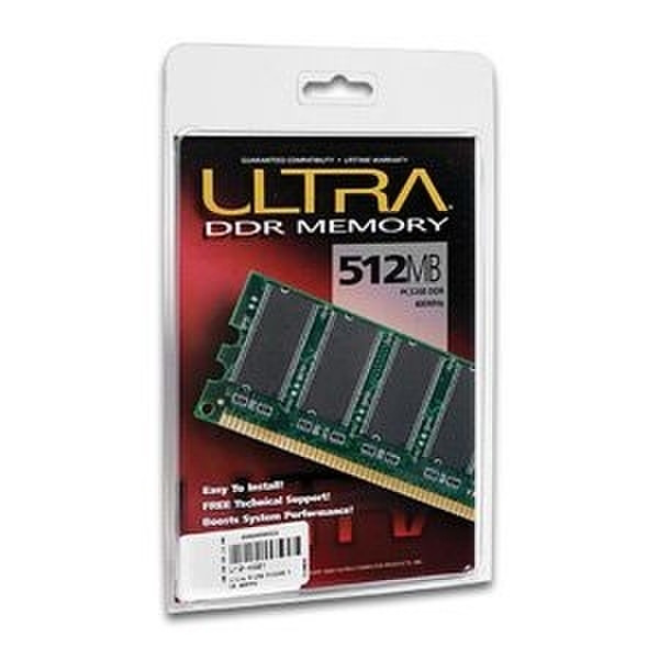 Ultra ULT30215 0.5ГБ DDR 400МГц модуль памяти