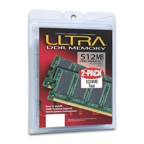 Ultra ULT31022 1GB DDR 400MHz memory module